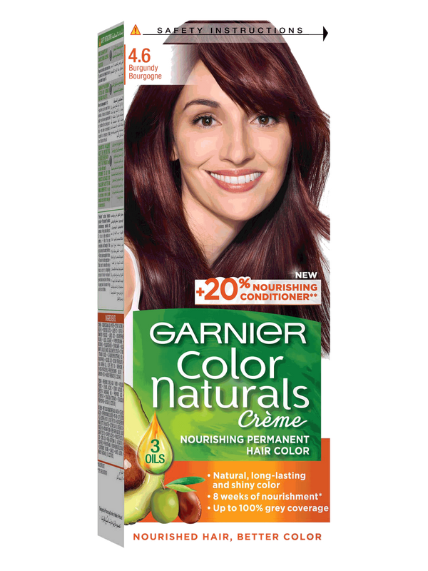 GARNIER HAIR COLOR  RED Naturals (4.6 Burgundy)