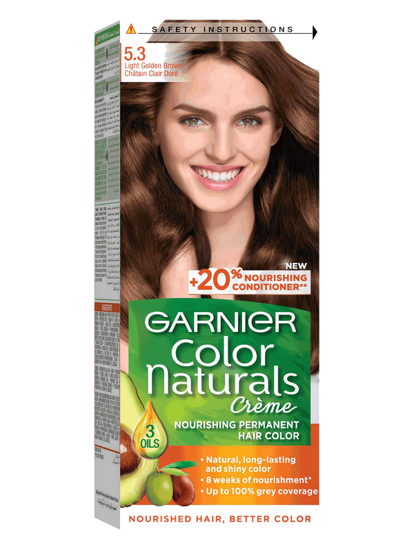 GARNIER HAIR COLOR Naturals (5.3 Light Golden Brown)