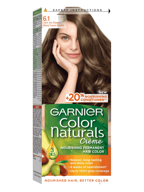 GARNIER HAIR COLOR BLONDES Naturals (6.1 Dark Ash Blonde)