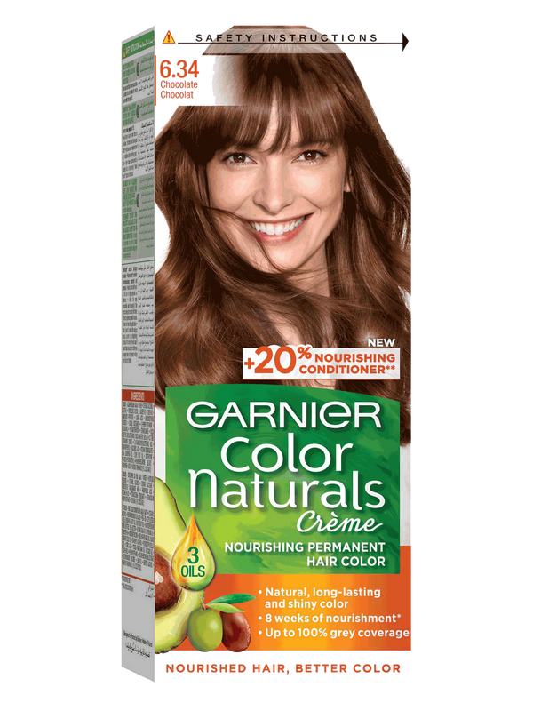 GARNIER HAIR COLOR BLONDES Naturals (6.34 Chocolate)