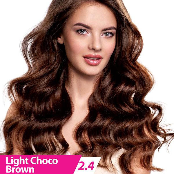 Olivia Intense Premium Hair Colour (Light Choco Brown 2.4)