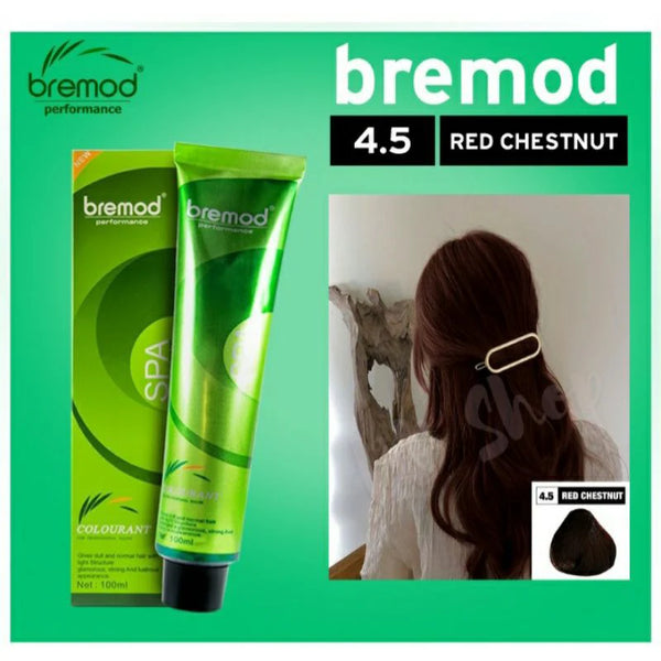 BREMOD Hair Color Cream (Medium Mahongny 4.5)