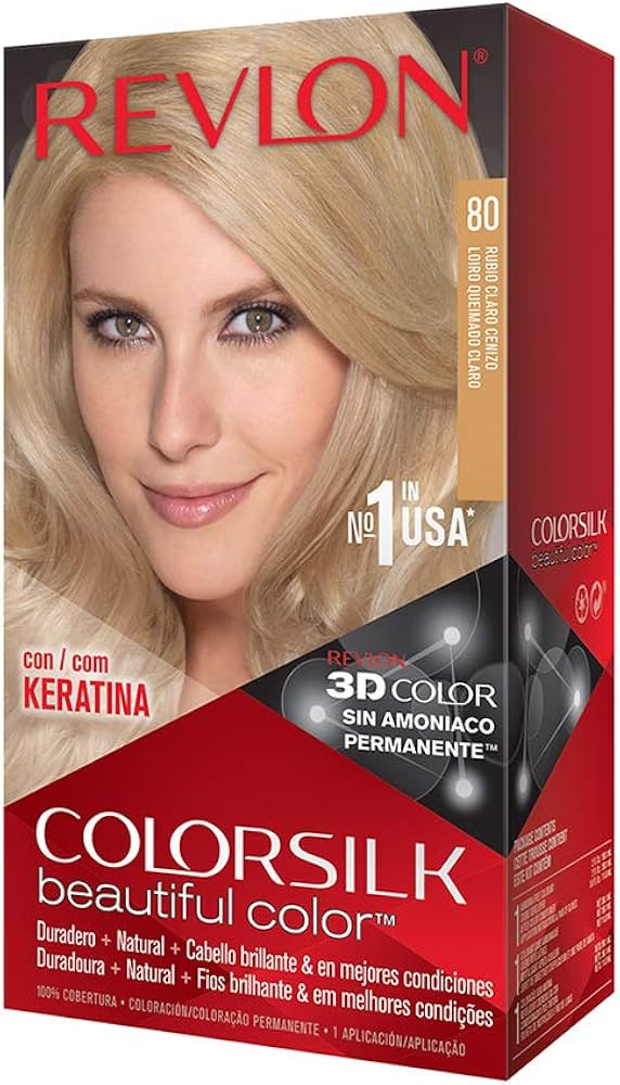 REVLON ColorSilk Beautiful Color (Light Ash Blonde 80)