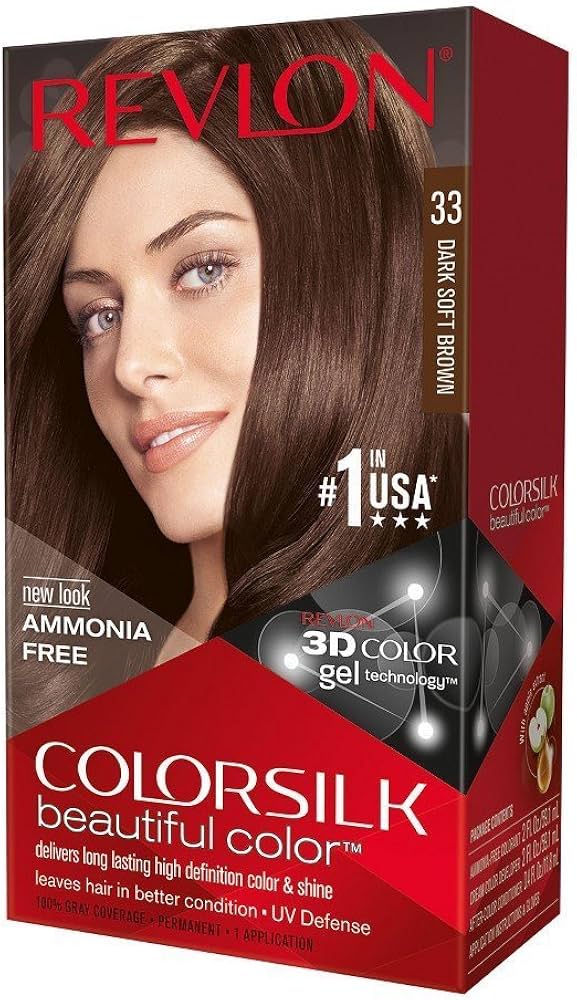 REVLON ColorSilk Beautiful Color (Dark Soft Brown33)