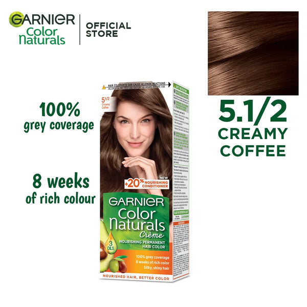 GARNIER HAIR COLOR Naturals (51/2 Creamy Coffee)