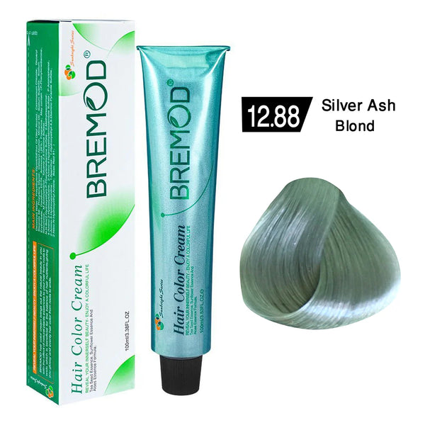 BREMOD Hair Color Cream (Silver Ash Blond 12.88)