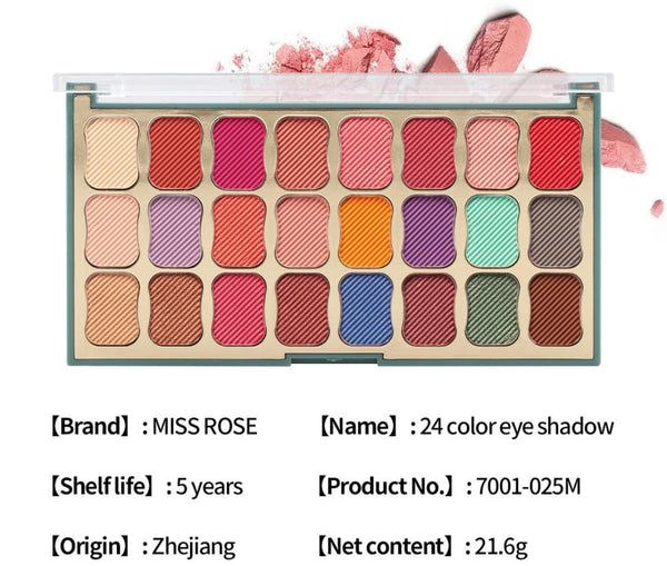 Miss Rose Eyeshadow Pallet kits 24 Piece