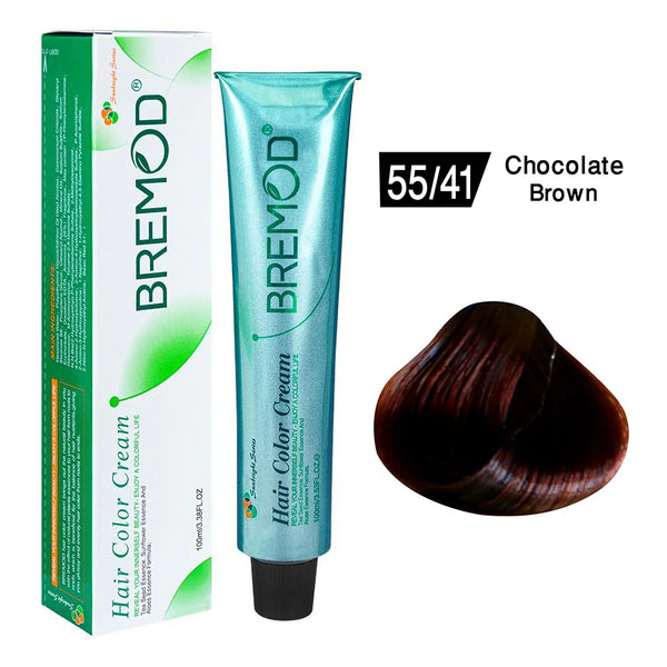 BREMOD Hair Color Cream (Chocolate Brown 55/41)