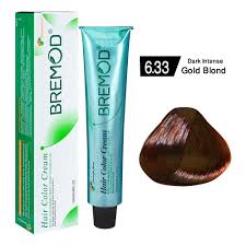 BREMOD Hair Color Cream (Dark Intense Gold Blond 6.33)