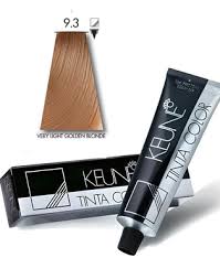 KEUNE TINTA COLOR (Very Light Golden Blonde 9.3)