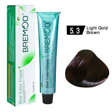 BREMOD Hair Color Cream (Light Gold Brown 5.3)