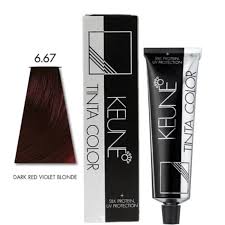 KEUNE TINTA COLOR (Dark Red Violet Blonde 6.67)