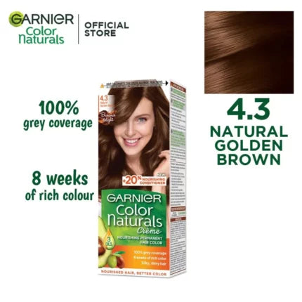 GARNIER  HAIR COLOR Naturals (4.3 Gloden Brown)