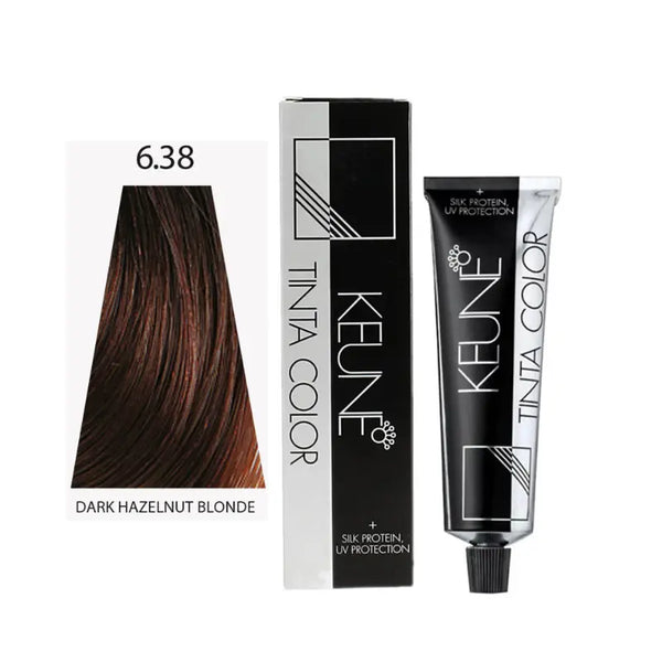 KEUNE TINTA COLOR (Dark Hazelnut Blonde 6.38)