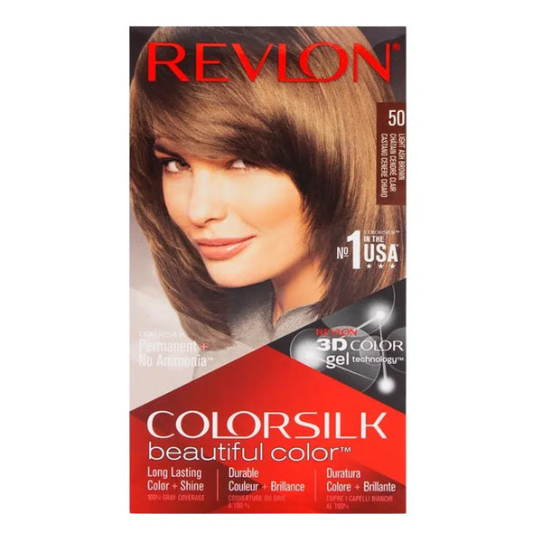 REVLON ColorSilk Beautiful Color (Light Ash Brown 50)